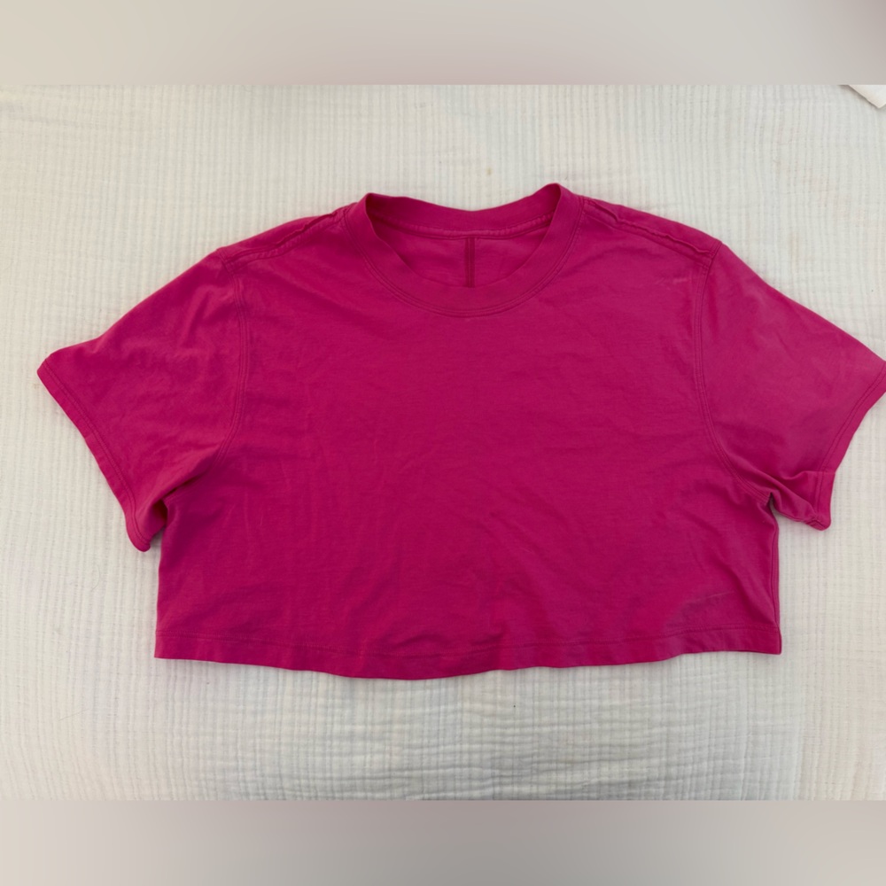 Lululemon All Yours Cropped T Shirt